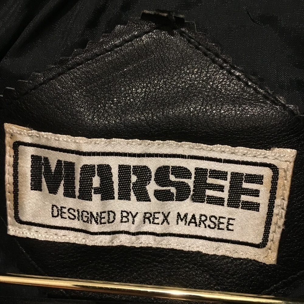 Distressed Vintag 90’s 80’s 1990 Rex Marsee Cafe Racer Motorcycle Jacket - Picture 4 of 8